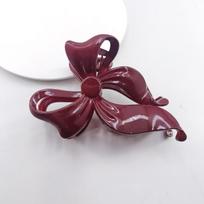 Colorful Butterfly Knot Hair Claw 3D Effect Shark Clamp Fashion Bun Hair Styling Clip Professional Hair Clip