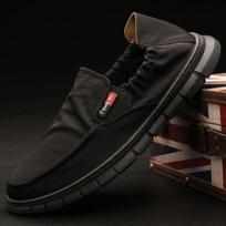 Fengbu 0031 new summer men's one-pedal canvas shoes Korean version of casual old Beijing cloth shoes breathable board 38