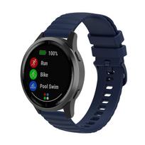 18mm Silikoninis Išmaniojo Laikrodžio Dirželis Garmin Vivoactive 3S 4S Dirželis Venu 2S Vivomove 3S Forerunner 255S Active S Apyrankė CHINA&18mm tamsiai mėlyna spalva