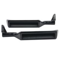Juodo metalo vidinės durų rankenos pora Kairė Dešinė Ford F150 F250 F350 Sunkvežimiams 87-96 black