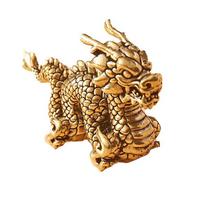 Žalvarinis Kinų Jaučio Metų Talismanas Kvapioji Lazdelė Lipdukas One Size