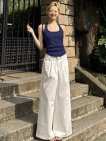 Yi Han Meng Lemon Yellow Slim Fit Halter Tank Top for Women and Girls - Cute, Whitening, Slimming Innerwear or Outerwear One Size (80-125 Jin)