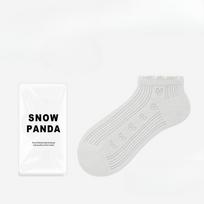 Women's Summer Thin Pure Color Ballet Style Mesh Breathable Boneless Cotton Socks 1 pair