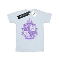 Disney Womens/Ladies The Descendants Auradon Prep Crest Cotton Boyfriend T-Shirt S balta
