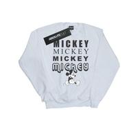 Disney Womens/Ladies Mickey Mouse Sitting Sweatshirt L balta
