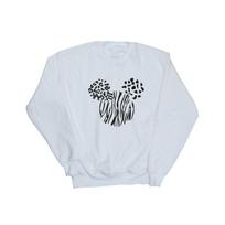 Disney Womens/Ladies Mickey Mouse Animal Sweatshirt XL balta