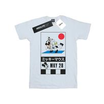 Disney Mens Mickey And Goofy Karate T-Shirt S balta