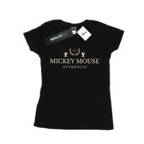 Disney Womens/Ladies Mickey Mouse Authentic Cotton T-Shirt S juoda