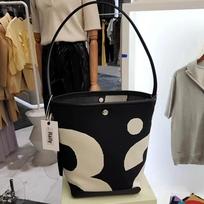 Niche bucket bag women's tide large capacity letter print shoulder bag underarm bag juoda