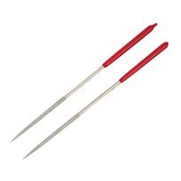 Pramoniniai deimantiniai dildės adatinės dildės 2 vnt. 3 x 140 mm red