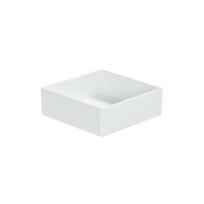 1/6 vnt. Maisto eksponavimo pakylos Tortų eksponavimo stovas Didelio patvarumo Daugiafunkcinės kubo dėžės Eksponavimas Lizdinės pakylos su tuščiais dugnais 3Inch white