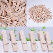 50X25Mm Mini Natūralūs Mediniai Drabužių Nuotraukų Popieriaus Segtukai Drabužių Segtukai Rankdarbiams Menas beige