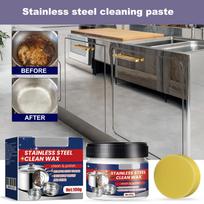 Nerūdijančio plieno valymo pasta Virtuvės reikmenys Puodai ir keptuvės Viryklės Stiprių riebalų dėmių šalinimas Valymas Nukalkinimo pasta One Size white