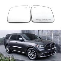 Heated Rearview Mirror Glass for 11-21 Dodge Durango & Jeep Grand Cherokee Heated Left gray