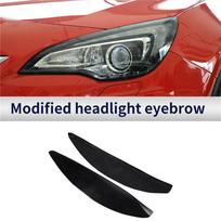 Car Front Headlight Lamp Eyebrows Eyelids Moulding Cover Trims For Opel Vauxhall Astra H MK5 2004 - 2009 juoda