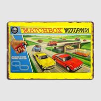 Matchbox Autostrados Metalo Plakatas Klubas Namai Pub Garažas Vintažinis Plakatas Skardinis Ženklas Plakatas 20x30cm