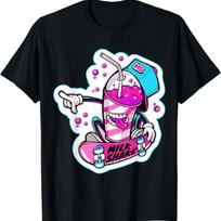 Milk Shake Character T-Shirt S įvairiaspalvis