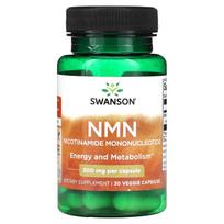 Swanson, NMN, 300 mg, 30 daržovių kapsulių