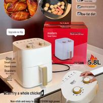 Large Capacity Electric Air Fryer & Grill - Smokeless Home Oven, Ideal Gift red