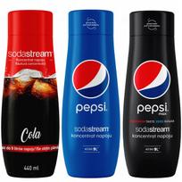 Set of 3 SodaStream concentrates Cola+Pepsi+Pepsi MAX