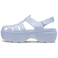 Crocs Snow House Comfortable Versatile Roman Sandals 5Cm Women Sandals Blue 209938-5AF 33-34 white