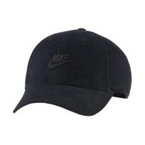 Nike Vienos spalvos Siuvinėta Klasikinė Velūrinė Medvilninė Kepurė su Snapeliu Unisex kepurės DC4015-010 ONE SIZE