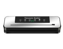 Multi-Functional High Suction Vacuum Sealer for Food Preservation Sealer Only gray