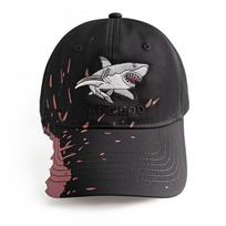 Embroidered Shark Duckbill Cap - Trendy, Versatile, Outdoor Casual Sun Hat. Adjustable juoda