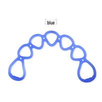 7-Hole Elastic Resistance Band for Yoga & Strength Training violetinė
