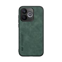 For Honor 600 Lite Case PU Leather Car Magnetic Holder Silicone Case For Honor 600 Lite Built-in iron Protection Phone Cover For Honor 600 Lite žalia
