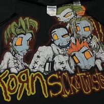 Vintage KORN Sick And Twisted Tour 2000 Y2K Sz.L Single Stitch T-Shirt REPRINT XXXL