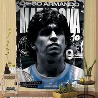 D-Diego M-MaradonaS Cartoon Tapestry Bohemian Wall Tapestries Mandala Home Decor 100X70CM
