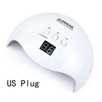 40W Nagų lempa Nagų džiovintuvai LED UV lempa LED ledo lempos UV mašina Visiems geliniams nagų lako džiovinimui, kietėjimui US balta