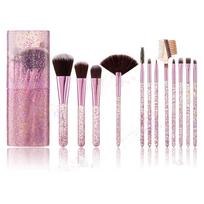 „Crystal Cosmetic Brush“ akių šešėlių pudra, makiažo šepetėliai „Beauty Tool Foundation Brush“ violetinė