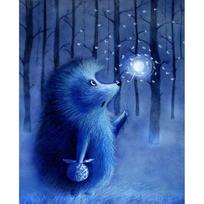 Pilnas 5D „pasidaryk pats“ deimantinis paveikslas „Blue Hamster“ deimantinis siuvinėjimas Visiškai klojamas kryželiu namų dekoras, rankų darbo dovana 20x30cm blue