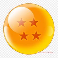 Pleistukai drabužiams, krepšiui, prilydomi šiluminiai lipdukai Bola De Drac Goku Porunga raštas, plaunami, šilumos perdavimo orange