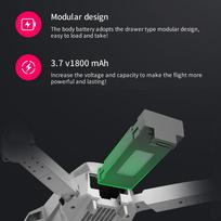 NOS 3.7V 1800mAh Įkraunamas Li-po Akumuliatorius E525 Dronui Kvadrokopteriui