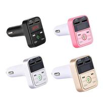Automobilio Bluetooth FM siųstuvas Belaidis laisvų rankų įrangos garso imtuvas Automobilinis MP3 grotuvas 2.1A Dvigubas USB greitasis įkroviklis Automobilio priedai juoda
