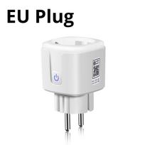 Belaidis išmanusis lizdas 16A ES elektros lizdas nuotolinis valdymas per programėlę jungiklis veikia su Apple Homekit Siri EU Plug