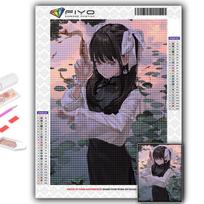 5D „pasidaryk pats“ deimantų tapyba kinų stiliaus anime veikėjų kryželiu siuvinėti deimantais mozaika Full Round 20X30CM