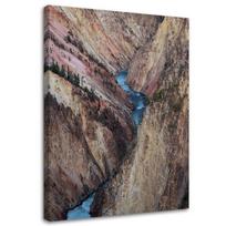 Canvas print, Rushing river among the rocks 40x60 ruda