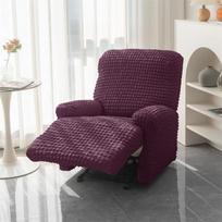 Ruffled Seersucker Recliner Sofa Cover Split Style Sofa Slipcovers For Living Room Elastic Lazy Boy Chair Cover Armchair Covers gray