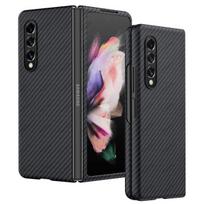 Z Fold 4 Carbon Fiber Case For Samsung Galaxy Z Fold 4 3 5g Case Ultra Thin Aramid Fiber Cover For Samsung Z Fold3 Fold4 For Galaxy Z Fold 3 juoda