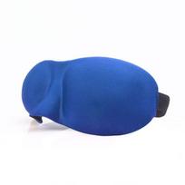 3D stereoskopinė miego akių kaukė miegui, užtemdanti ir kvėpuojanti, skirta vyrams ir moterims, akių apsauga, ausų kištukų akių kaukė Eye Patch mėlyna