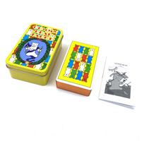 Taro žaidimas Kortų žaidimas Waite Iron Box Taro kostiumas kortų stalo žaidimas Bronzinis Oracle kortų vakarėlis kelių žaidėjų atsitiktinis žaidimas 10*6*4cm