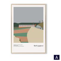 Abstrakčios mergaičių vazos geometrijos formos sienos menas peizažas drobė tapyba Šiaurės šalių plakatai ir spaudiniai Sieniniai paveikslėliai svetainei 21cm×30cm NoFrame