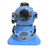 Scuba anchor Scuba diving helmet Replica | Anchor engineering diving helmet | Sky Blue diving helmet | Marine scuba diving divers helmet