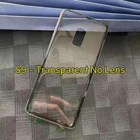 Skaidrus stiklas, skirtas Samsung Galaxy S9 Plus galinis akumuliatorius, galinis skydelis su fotoaparato objektyvu S9-Transparent