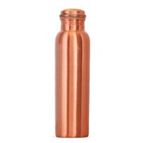 Pure Copper Matt Finish Laquer Coated Water Bottle, Health Benefits, Drinkware, 900 ML 900ML