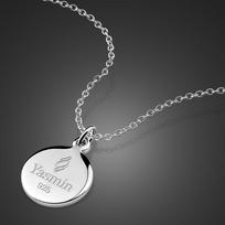 Mados prekės ženklo moteriškas 100 % 925 svarų sterlingų sidabro vėrinys, vientiso sidabro, paprastas apvalus pakabukas, chokeriukas, žavesio papuošalas 41cm